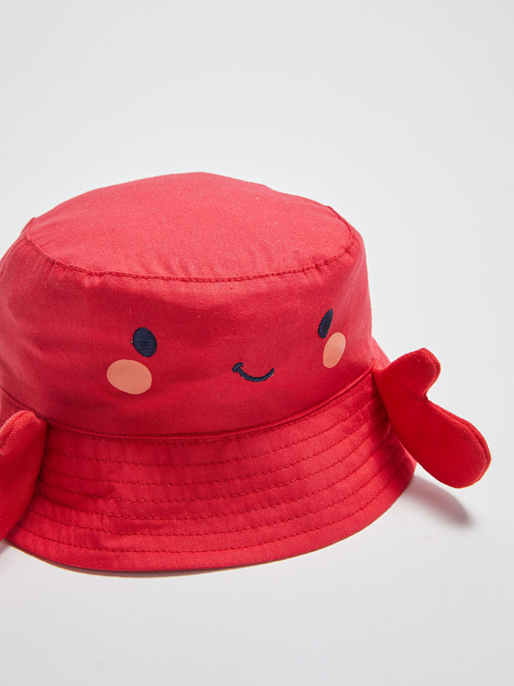 Kırmızı Baskılı Erkek Bebek Kova Şapka LC Waikiki
