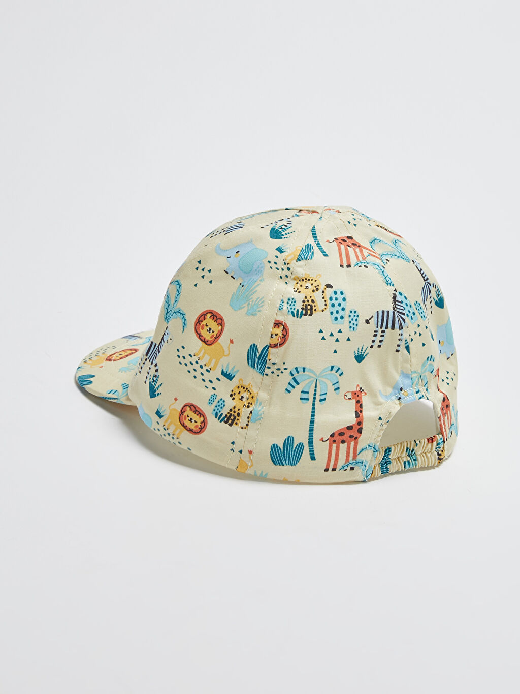 Ekru Baskılı Erkek Bebek Şapka LC Waikiki