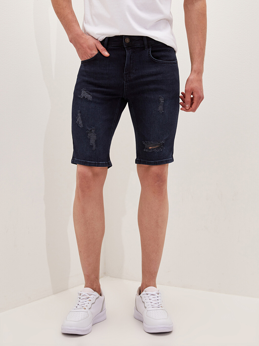 Skinny Fit Men's Jean Shorts -S17183Z8 