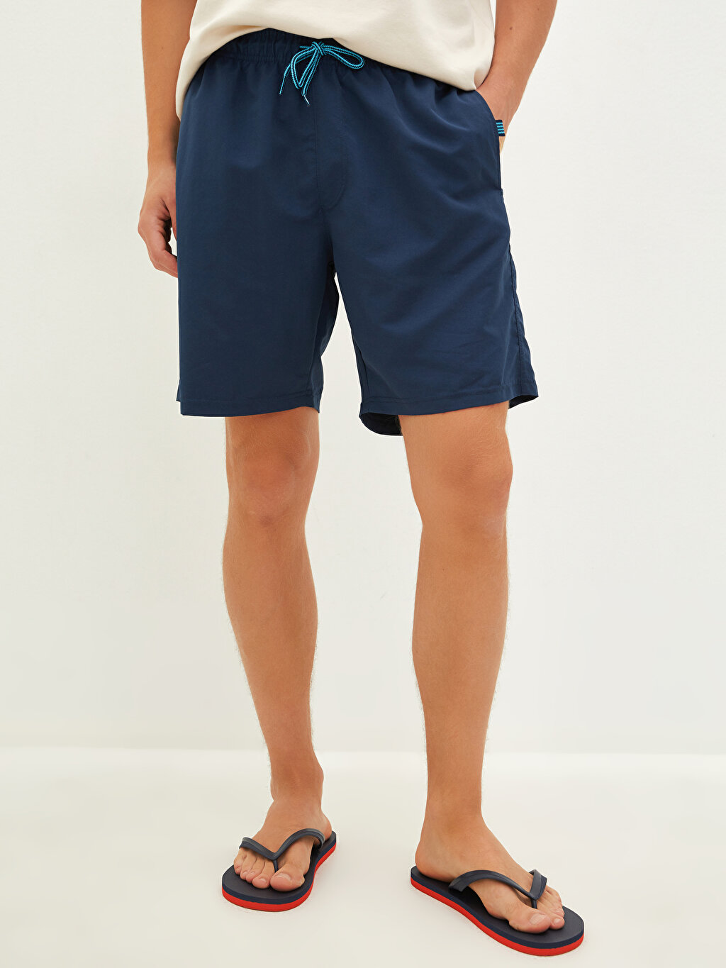 Basic Knee-Length Men's Swim Shorts -S18314Z8-KAX - S18314Z8-KAX - LC  Waikiki