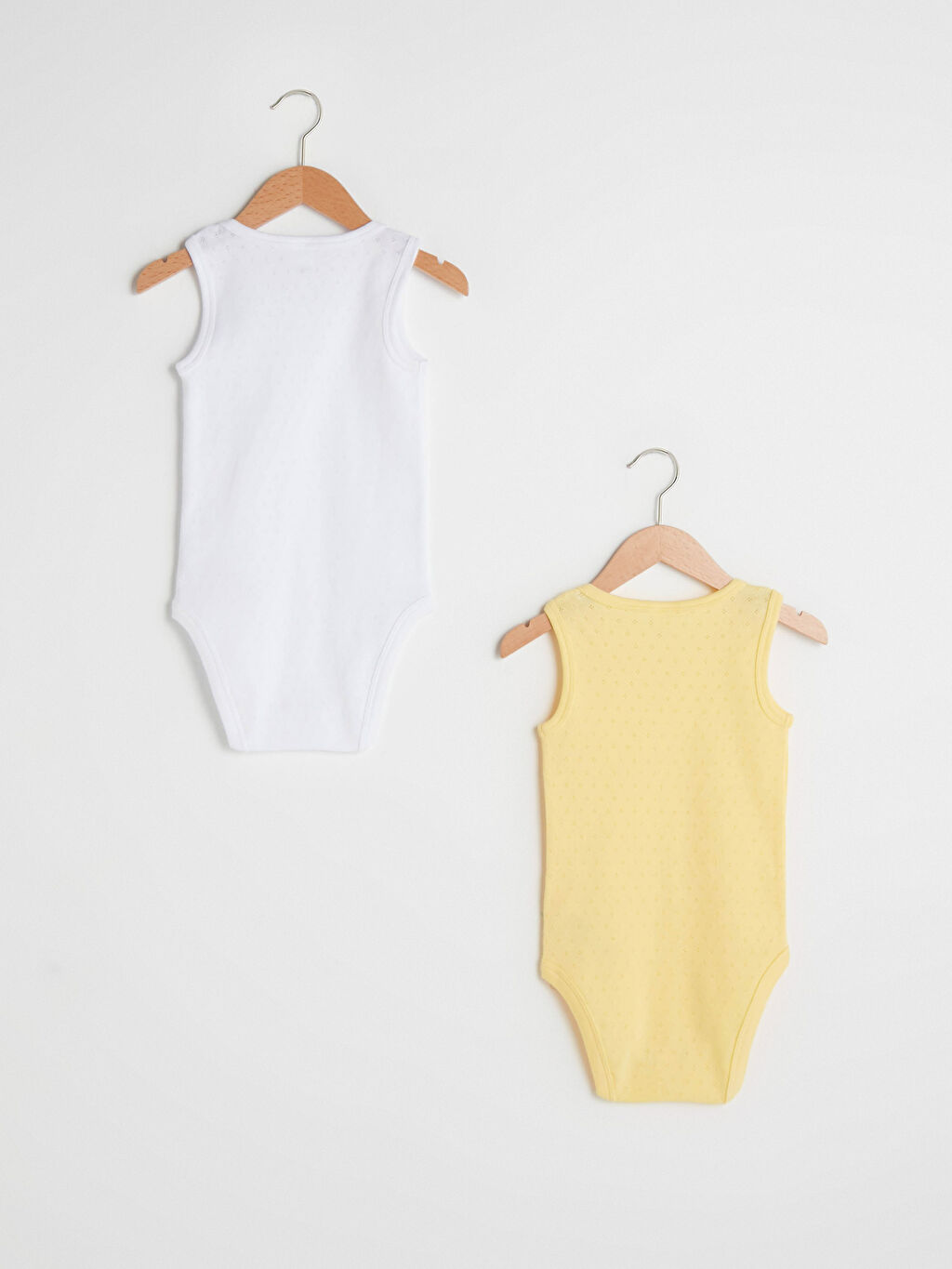 Sarı Bisiklet Yaka Basic Pamuklu Erkek Bebek Çıtçıtlı Body