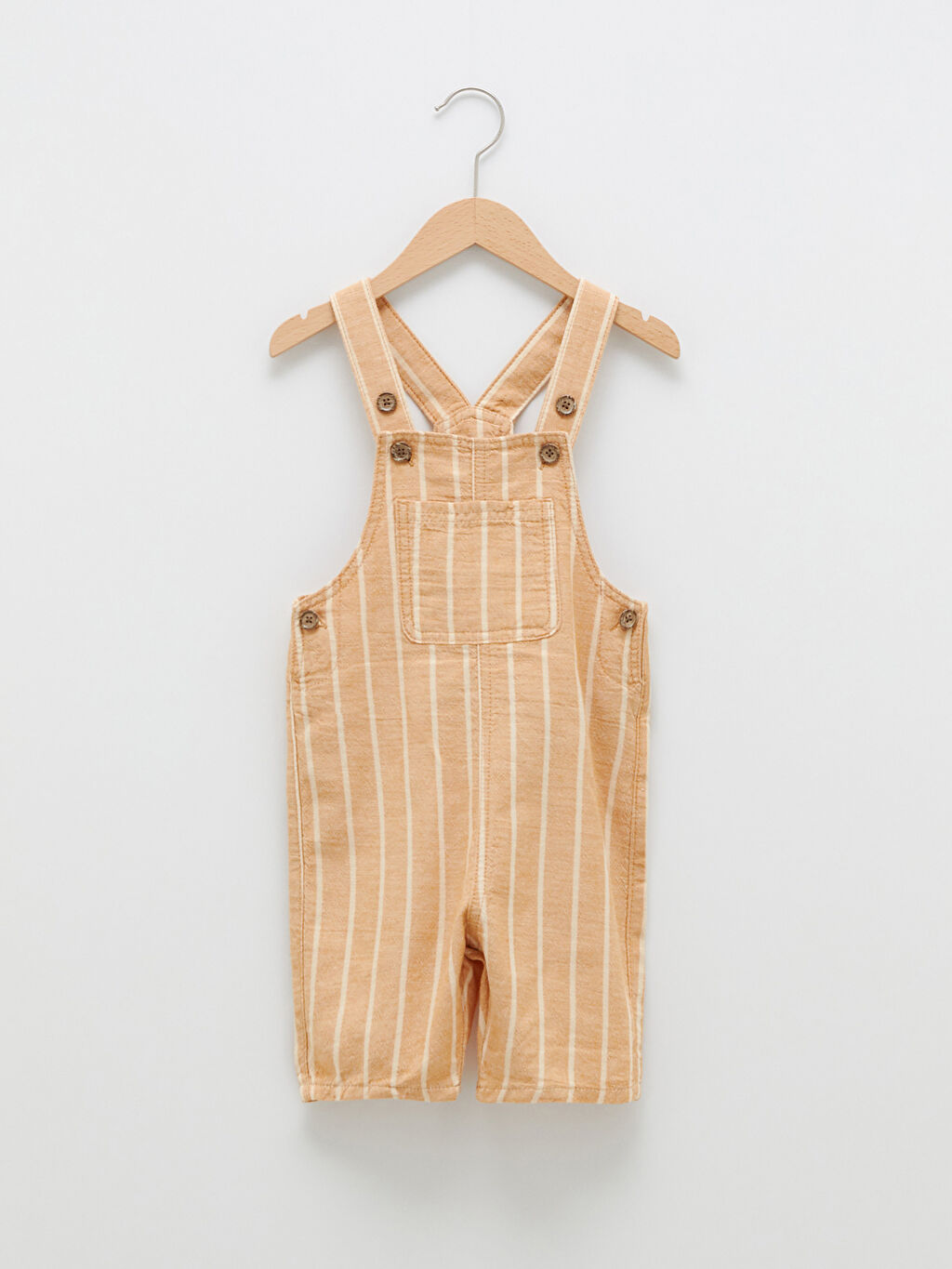 Sarı Çizgili Erkek Bebek Salopet LC Waikiki