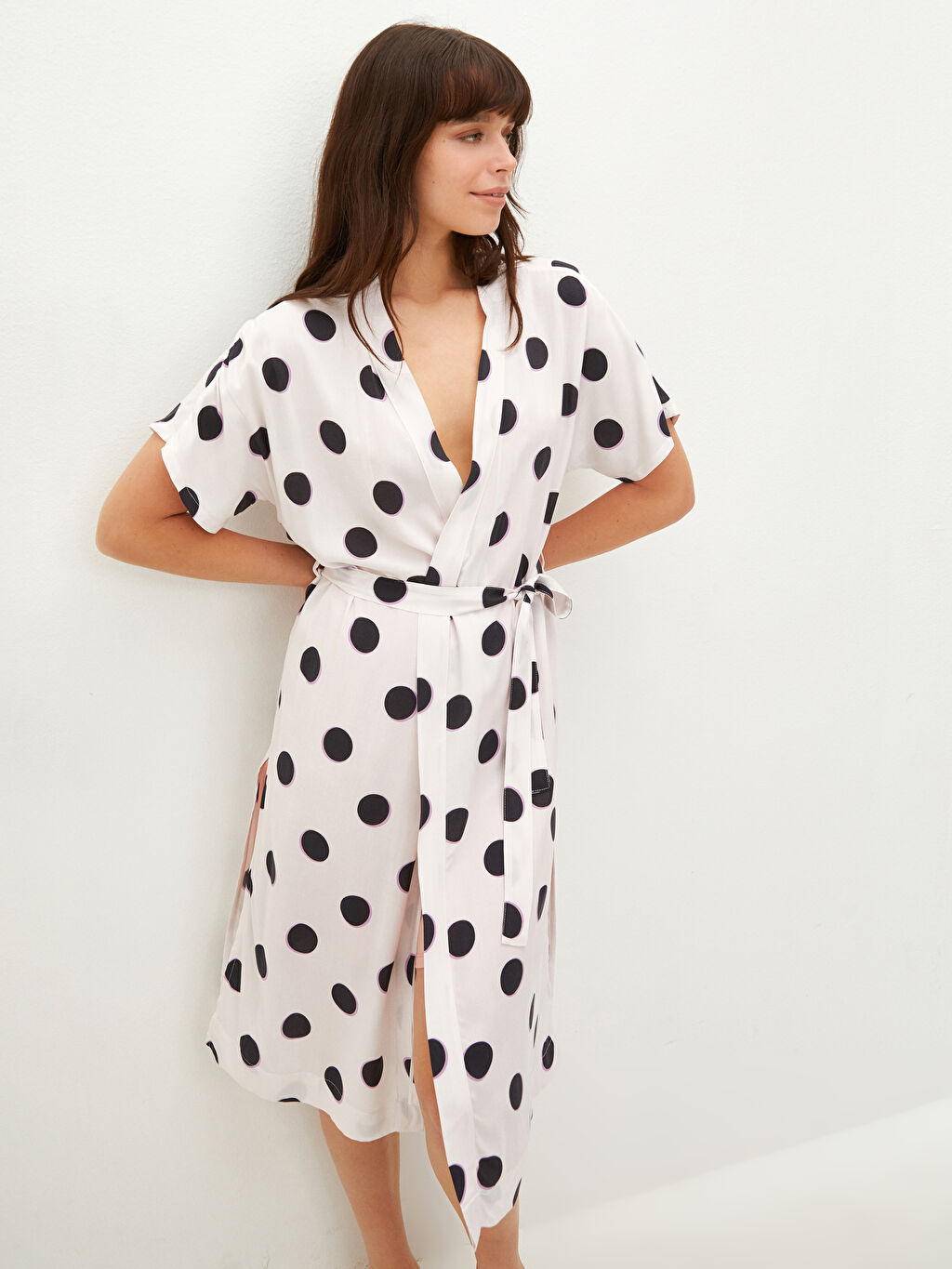 viscose dressing gown