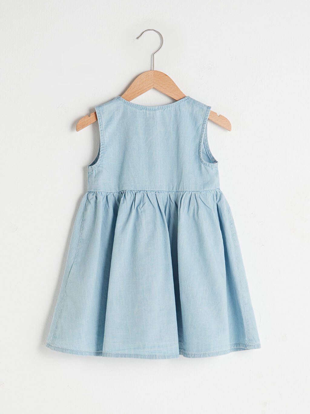 İndigo LCW GREEN Bisiklet Yaka Fırfır Detaylı Kız Bebek