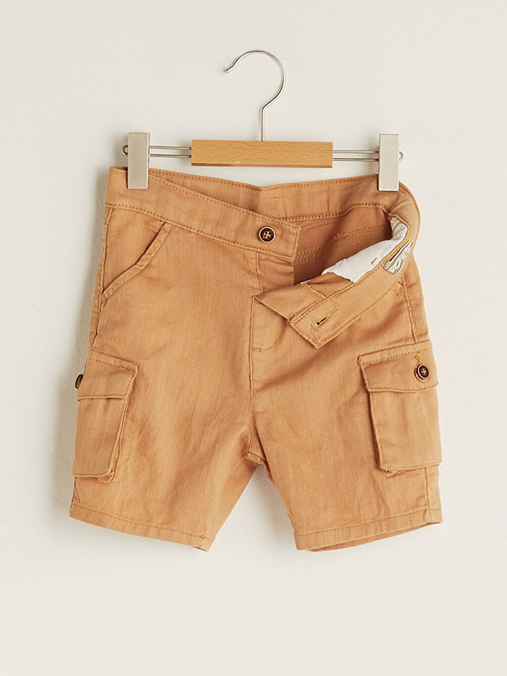 Kahverengi Basic Pamuklu Erkek Bebek Şort LC Waikiki