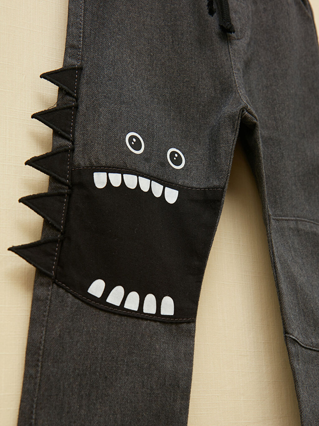 Antrasit LCW GREEN Beli Lastikli Baskılı Erkek Bebek Jean Antrasit LCW GREEN Beli Lastikli Baskılı Erkek Bebek Jean