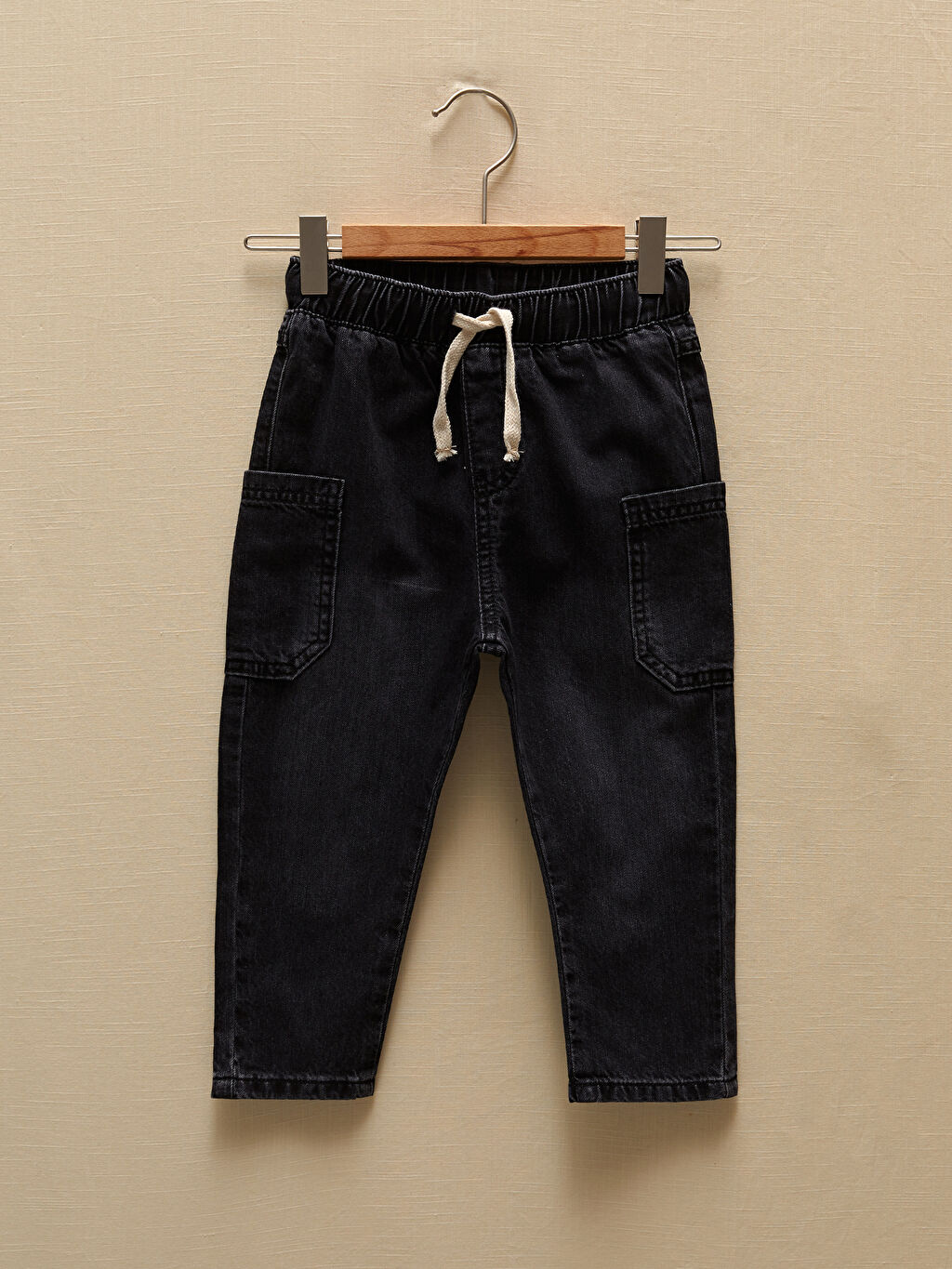 Siyah LCW GREEN Basic Erkek Bebek Jean Pantolon LC Waikiki