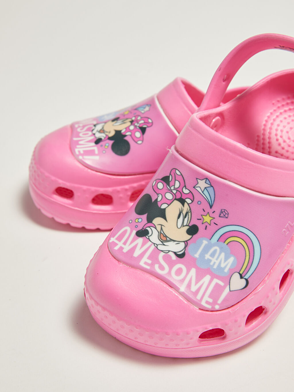 Pembe Minnie Mouse Lisanslı Kız Bebek Sandalet LC Waikiki Pembe Minnie Mouse Lisanslı Kız Bebek Sandalet LC Waikiki