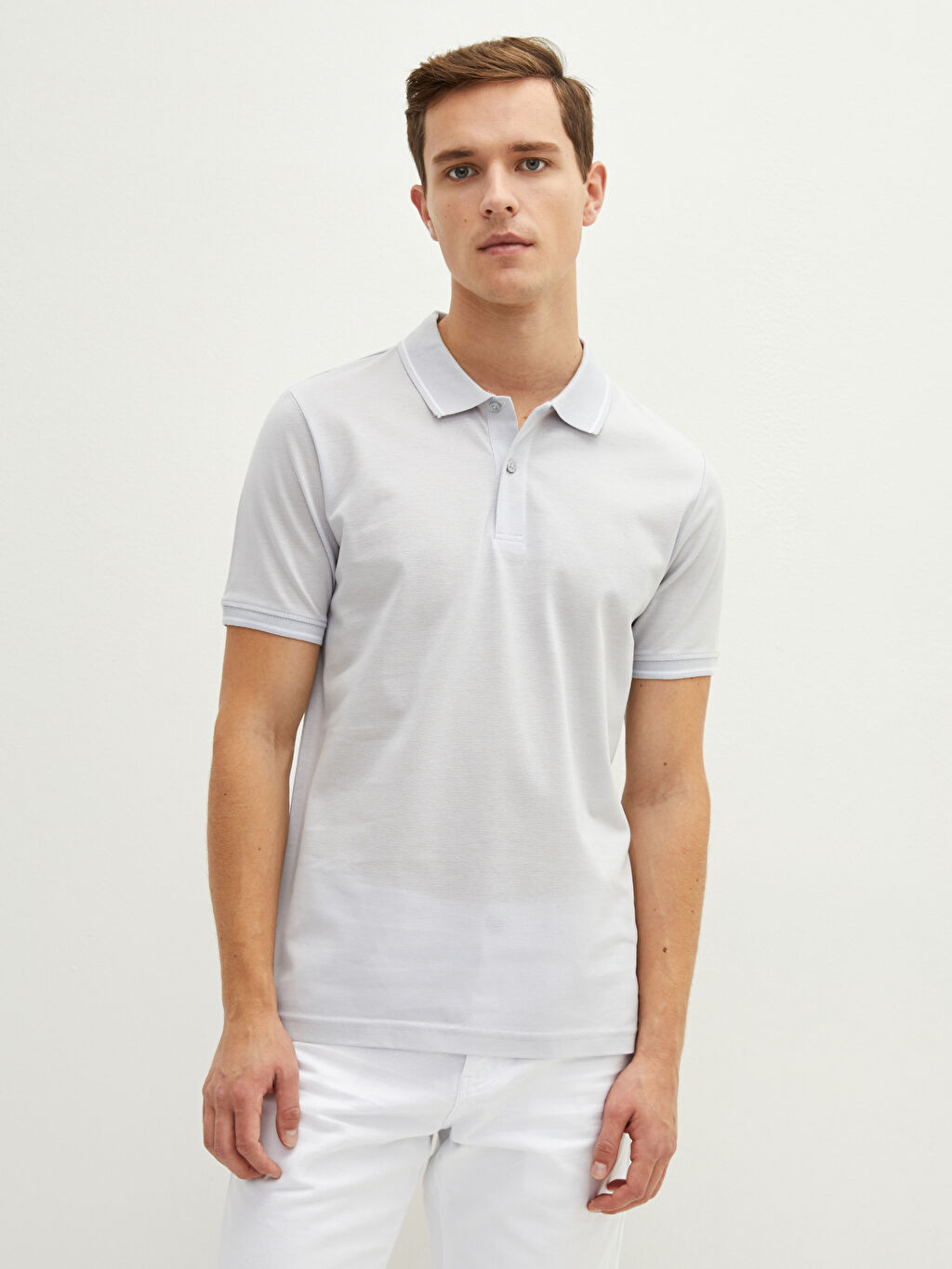 Short Sleeve Polo Neck