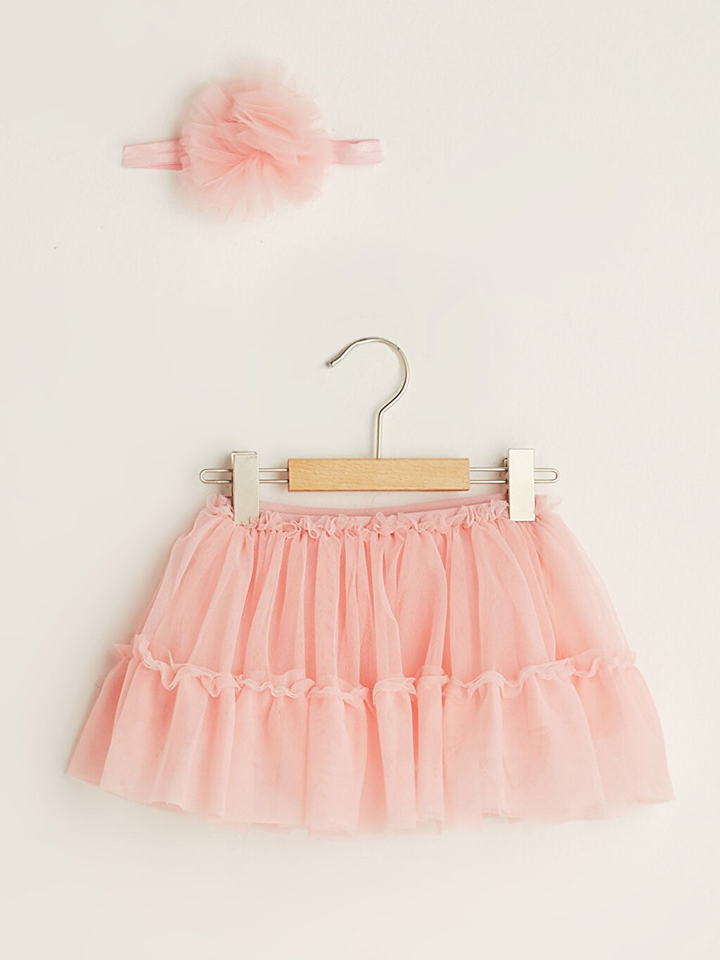 Baby Girl With Elastic Waist Tulle Skirt And Hair Band 2 Pieces S1l466z1 G1w S1l466z1 G1w Lc Waikiki