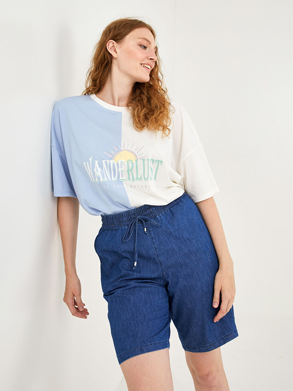 paper bag shorts denim plus size