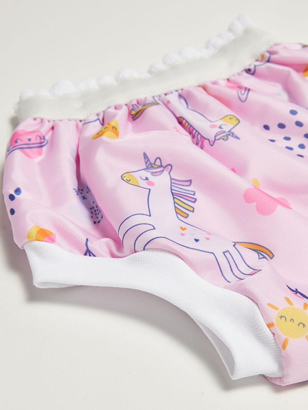 Pembe Beli Lastikli Baskılı Kız Bebek Alıştırma Külodu Pembe Beli Lastikli Baskılı Kız Bebek Alıştırma Külodu