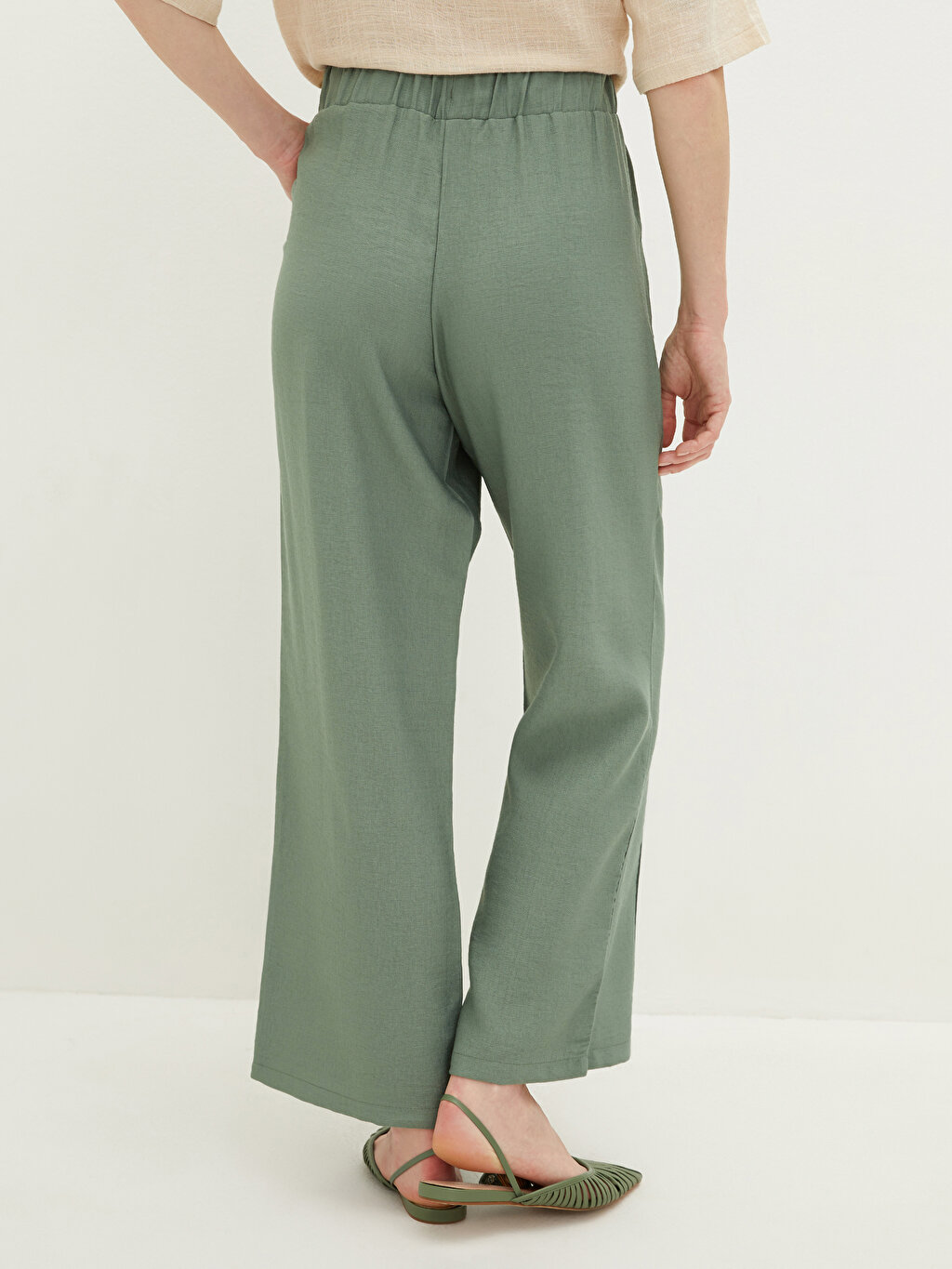 Tencel and modal stretch jogging pant loosefit elastic waistband wit   Transit