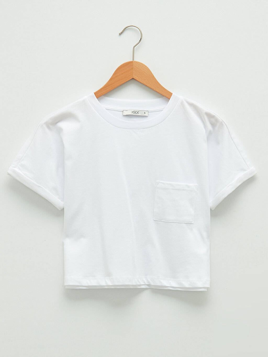 تی شرت آستین کوتاه زنانه سفید برند XSIDE W1CD63Z8