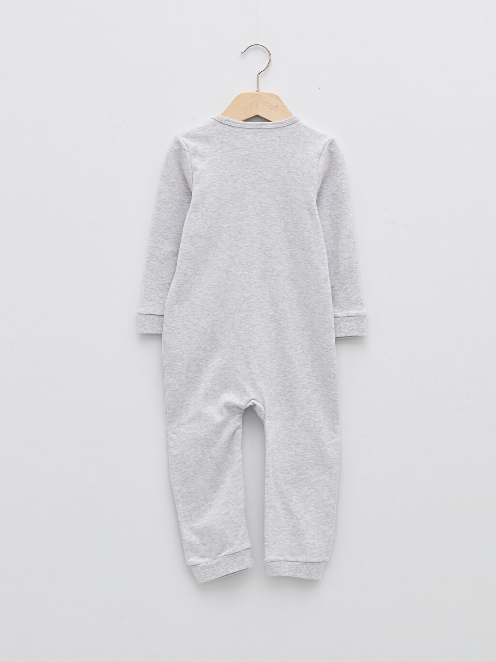 Crew Neck Long Sleeve Printed Baby Girl Zipper Jumpsuit W1DU87Z1CX8