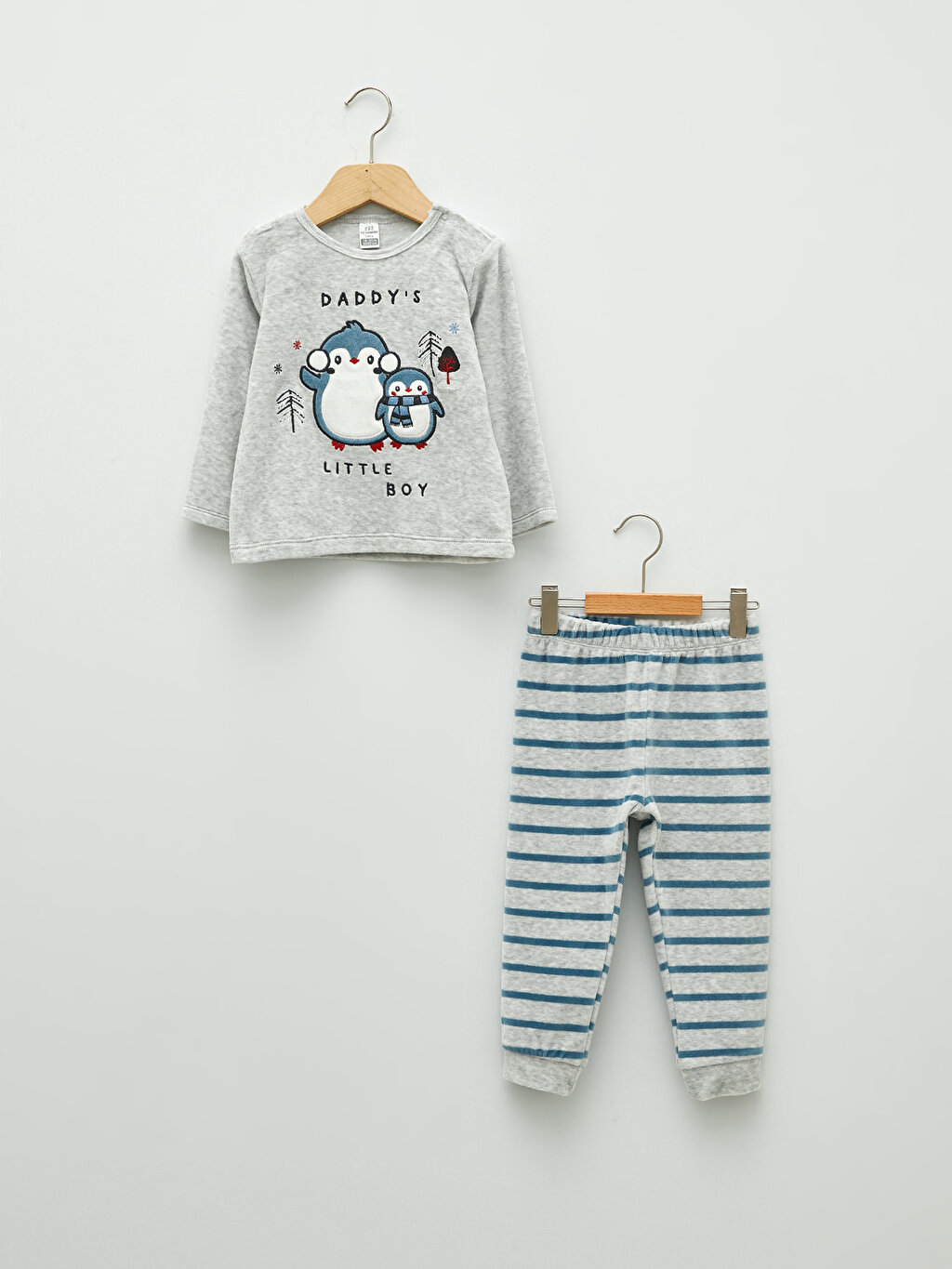 Crew Neck Long Sleeve Printed Baby Boy Pajamas Set 2-Pack -W1FQ79Z1-CX8 -  W1FQ79Z1-CX8 - LC Waikiki