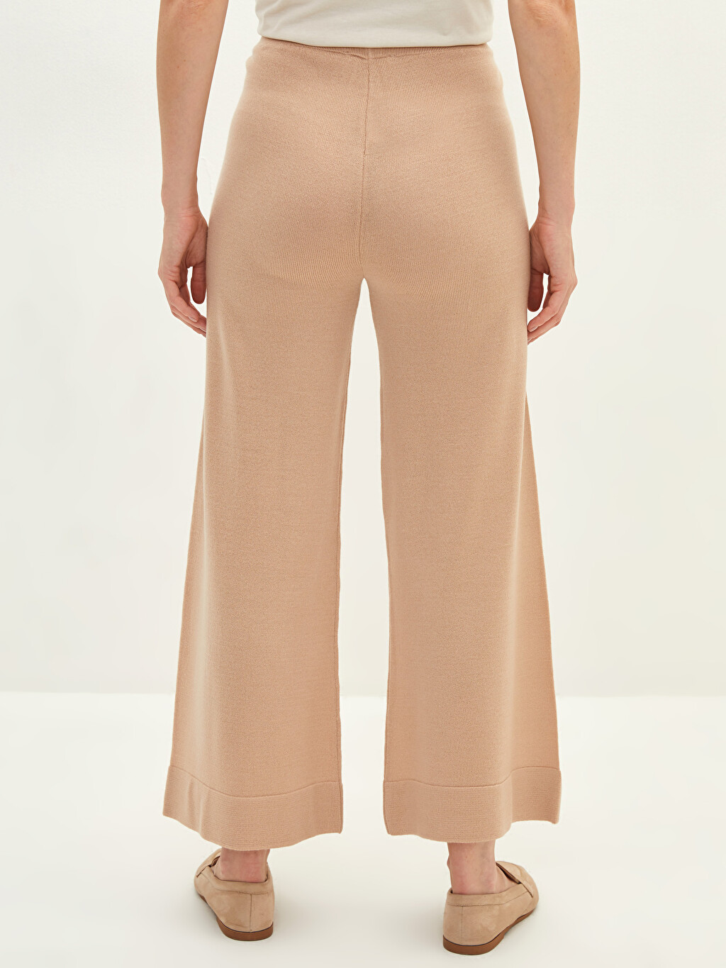 LCW CLASSIC Elastic Waist Wide Leg 