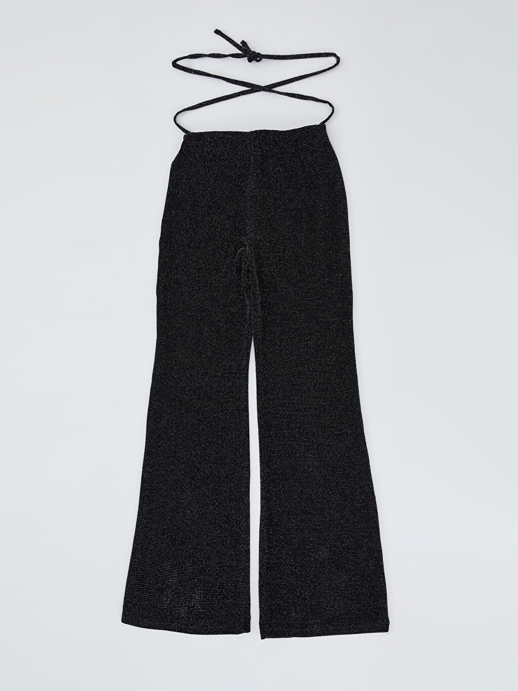 LCW CASUAL Tie Waist Detail Glitter 