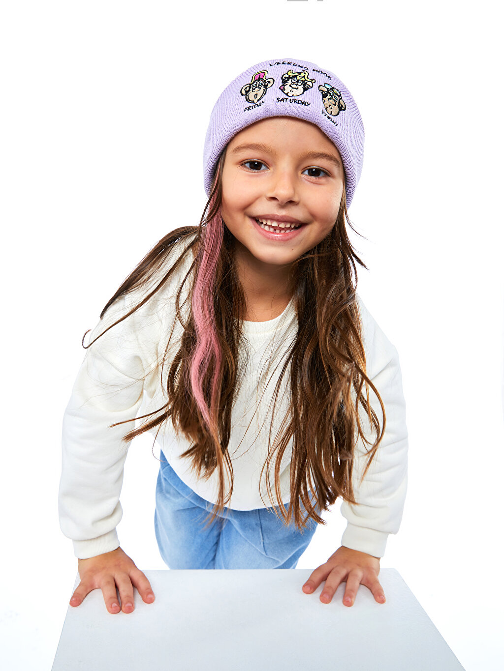 کلاه زمستانی دختربچه بنفش السی وایکیکی W1L261Z4