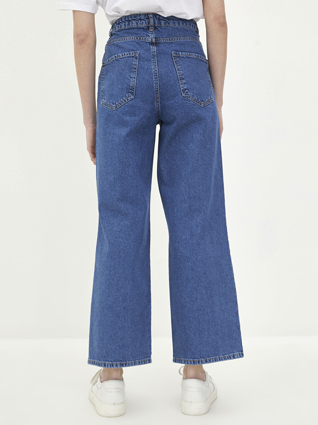 High Waist Wideleg Straight Pocket Detailed Women's Rodeo Jeans ...