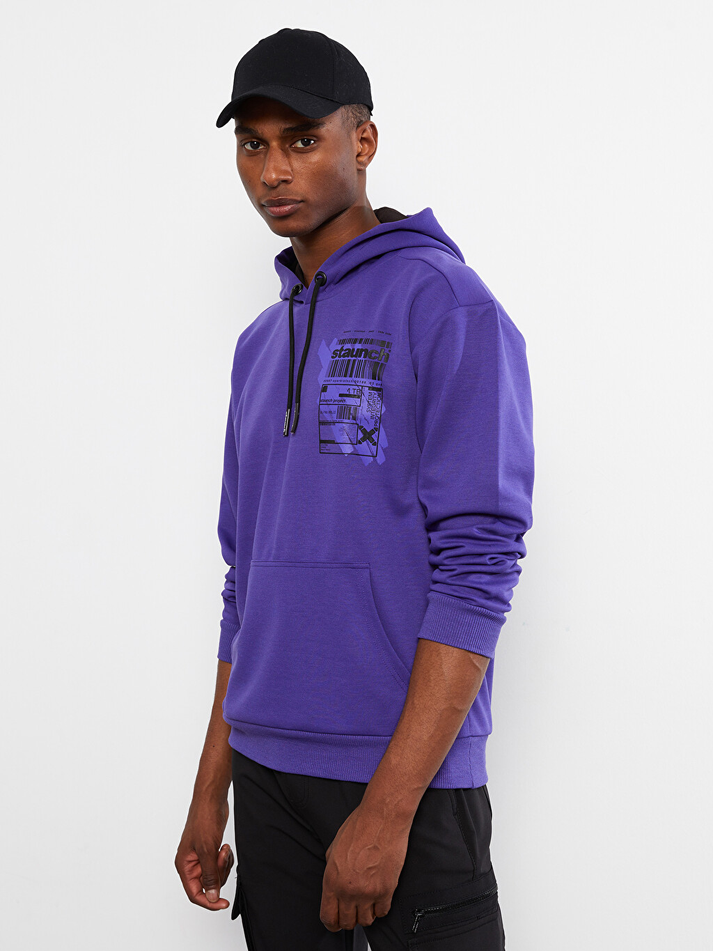 Long Sleeve Printed Men's Sweatshirt 