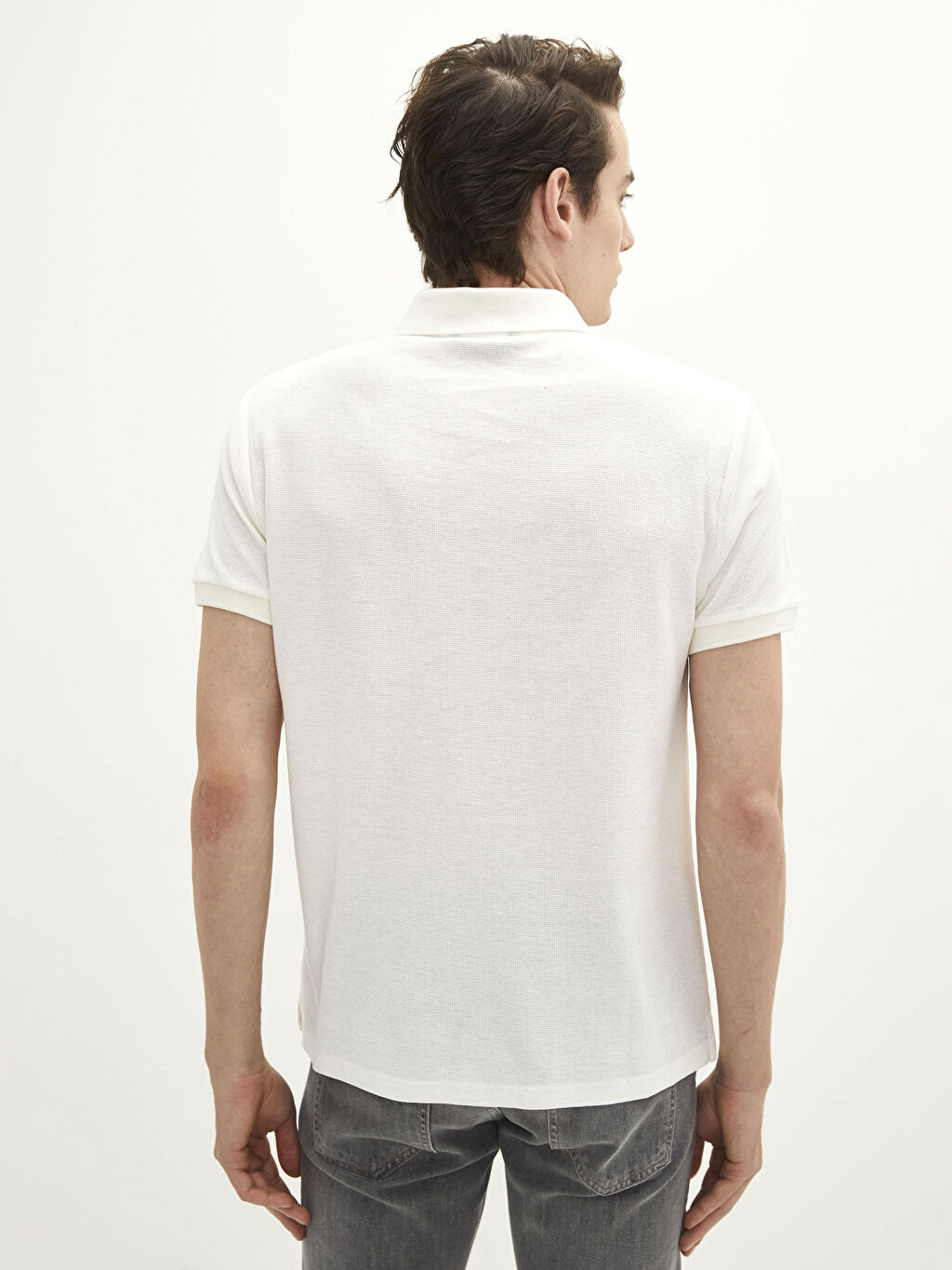 LCW CASUAL Polo Collar Short Sleeve Men's T-Shirt -S25652Z8-RHG - S25652Z8-RHG - LC Waikiki