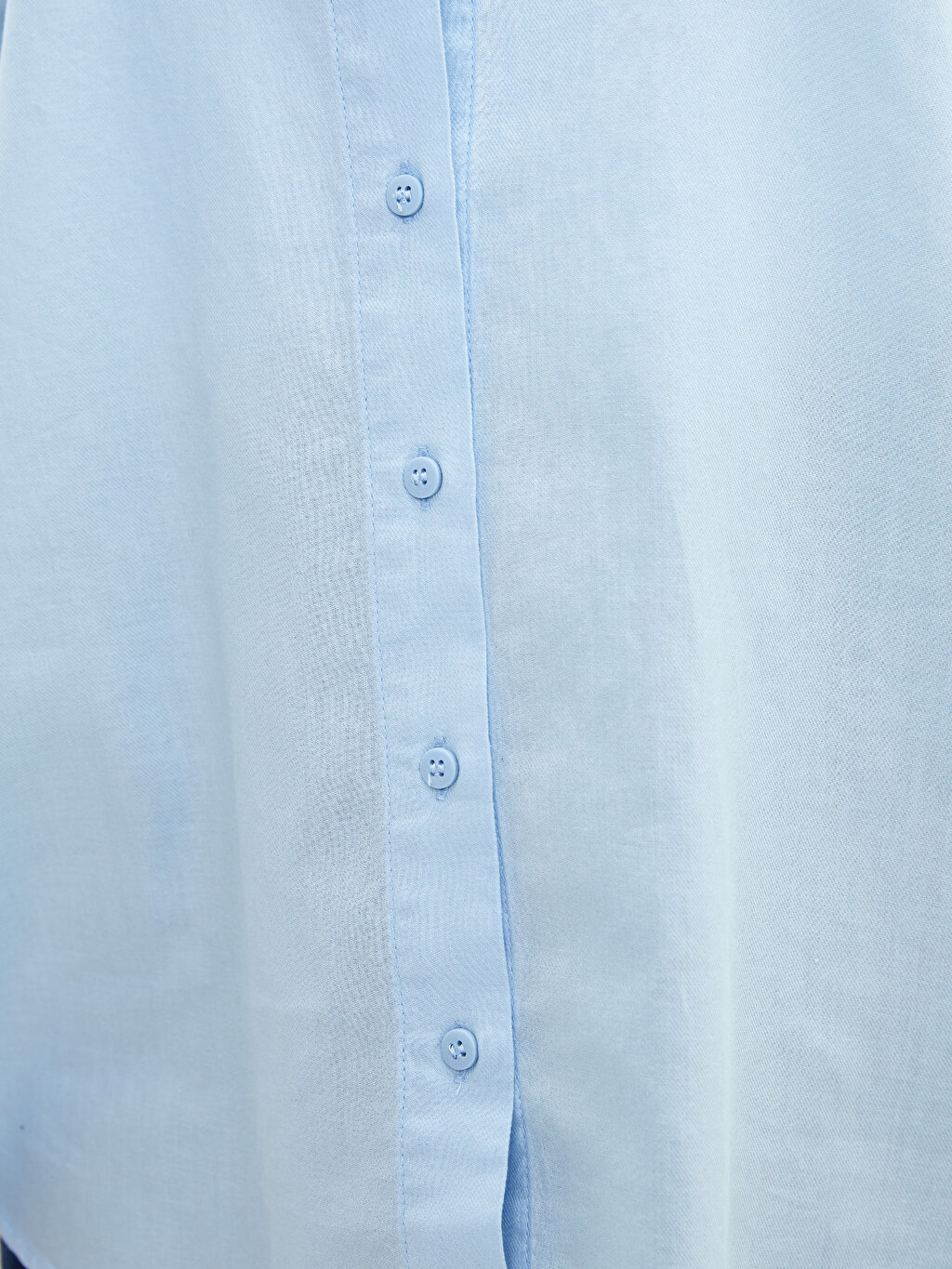 LCW CASUAL Front Button Closure Plain Long Sleeve Poplin Women's Shirt  -S28614Z8-G9Q - S28614Z8-G9Q - LC Waikiki