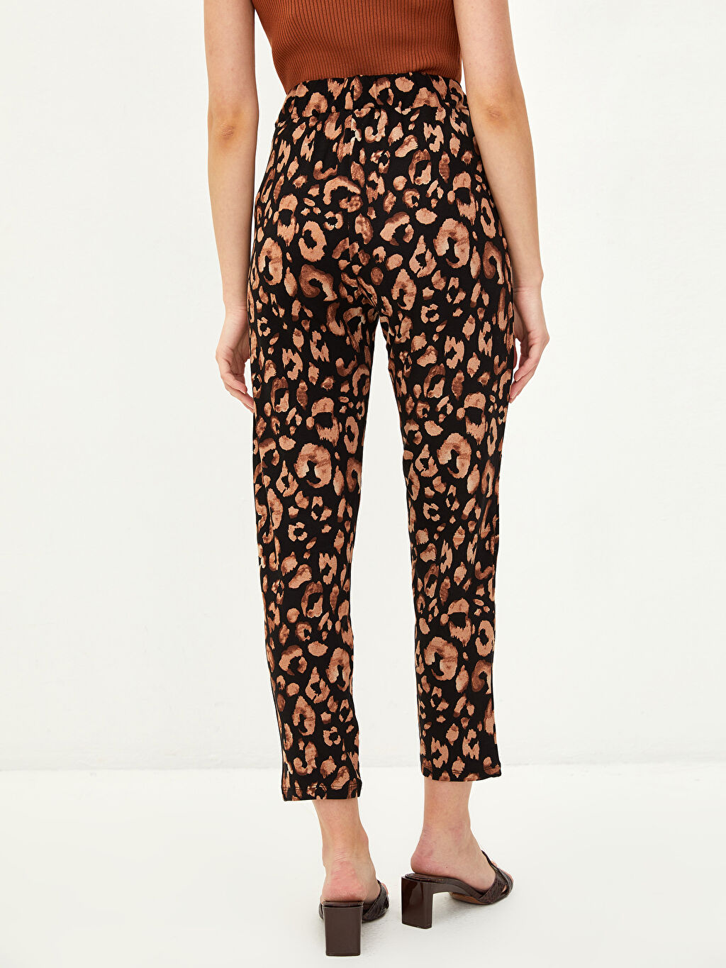 patterned tracksuit bottoms