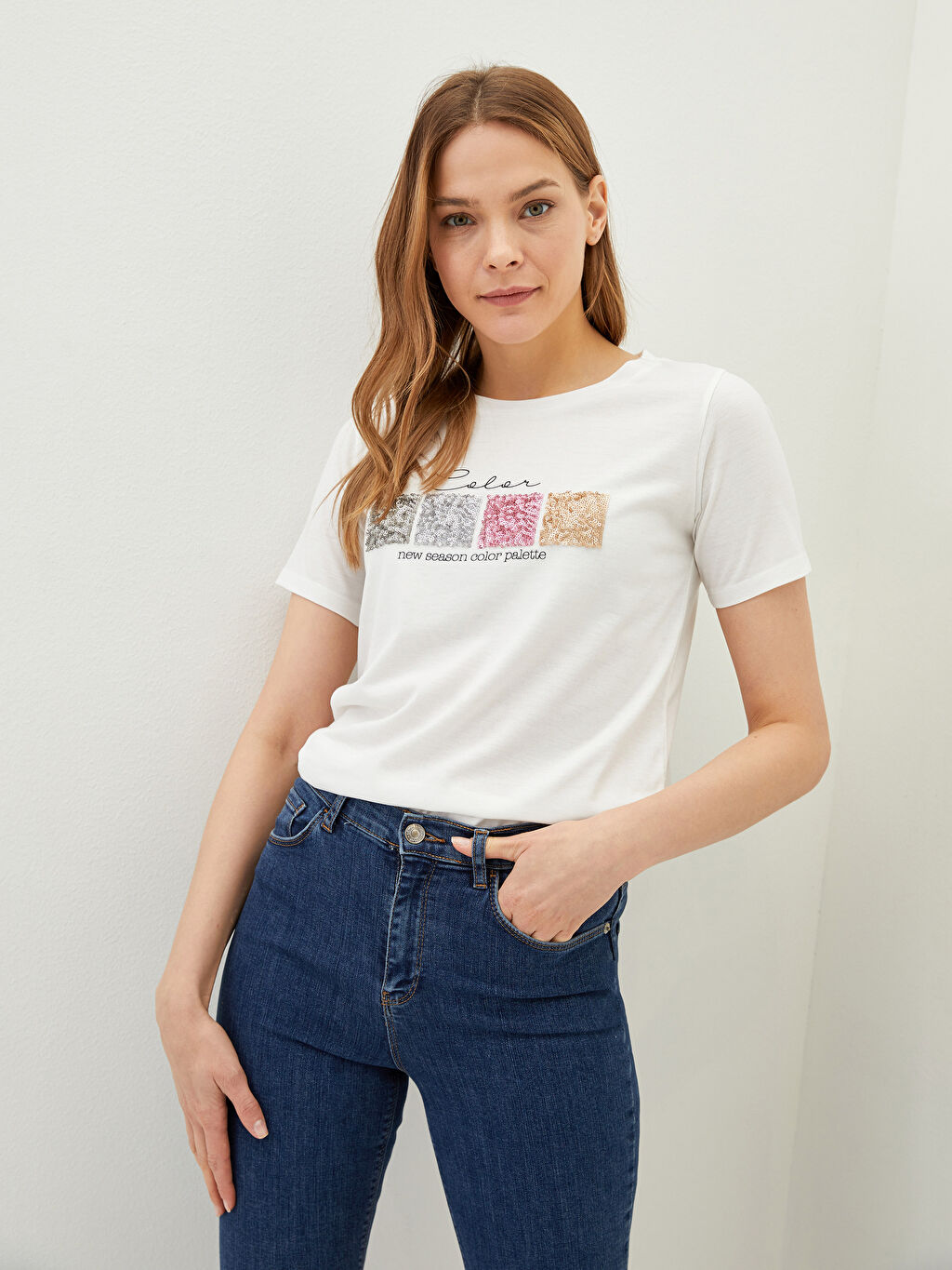 embroidered women's t shirts