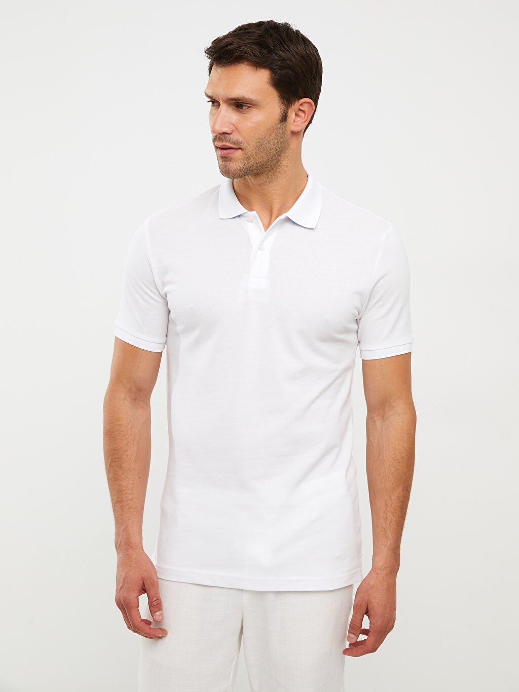 Short Sleeve Polo Neck