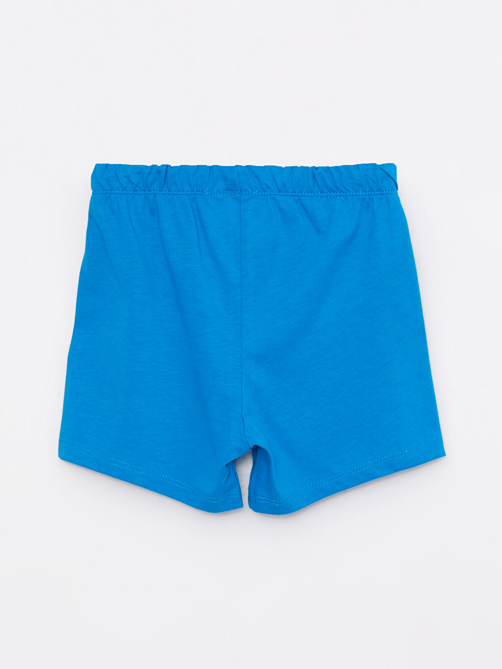 Crew Neck Short Sleeve Printed Cotton Baby Boy Pajamas Set S2BK64Z1