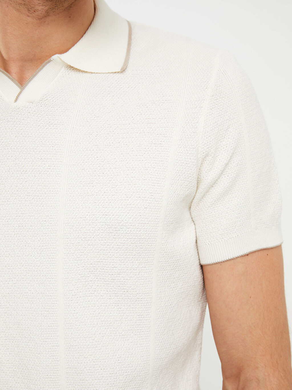 Short Sleeve Polo Neck