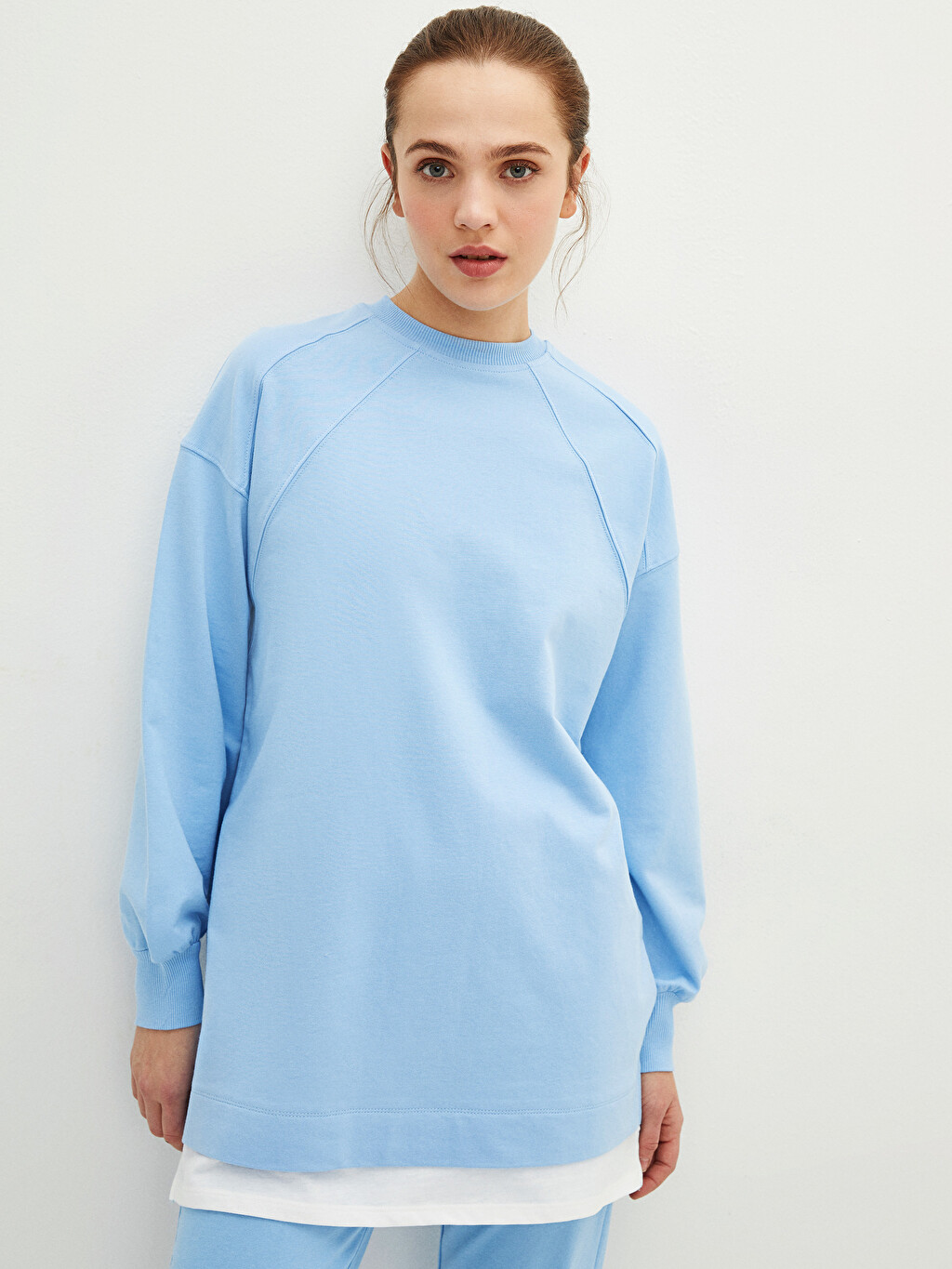 MODEST Stand Collar Straight Long 