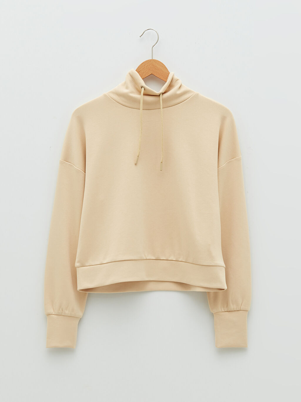 plain tan sweatshirt