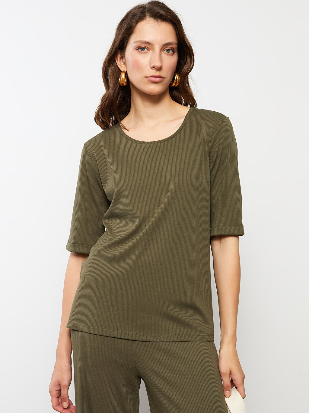 Short sleeve blouse women  Designer women's top with 3 vegetable dyed cotton fabrics
