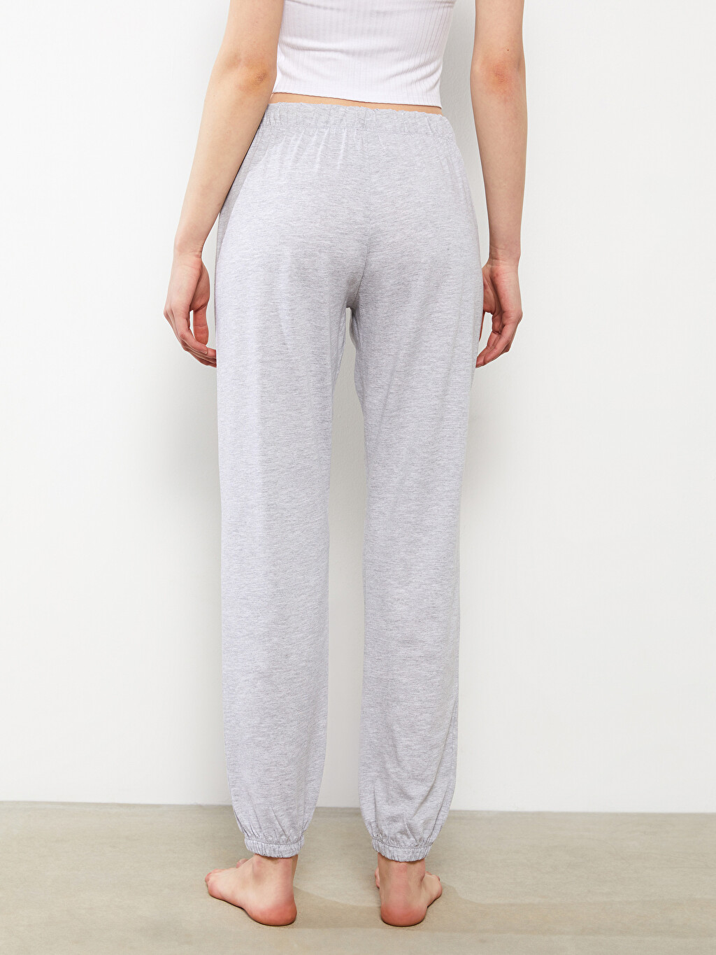 LCW DREAM Women's Elastic Waist Plain 