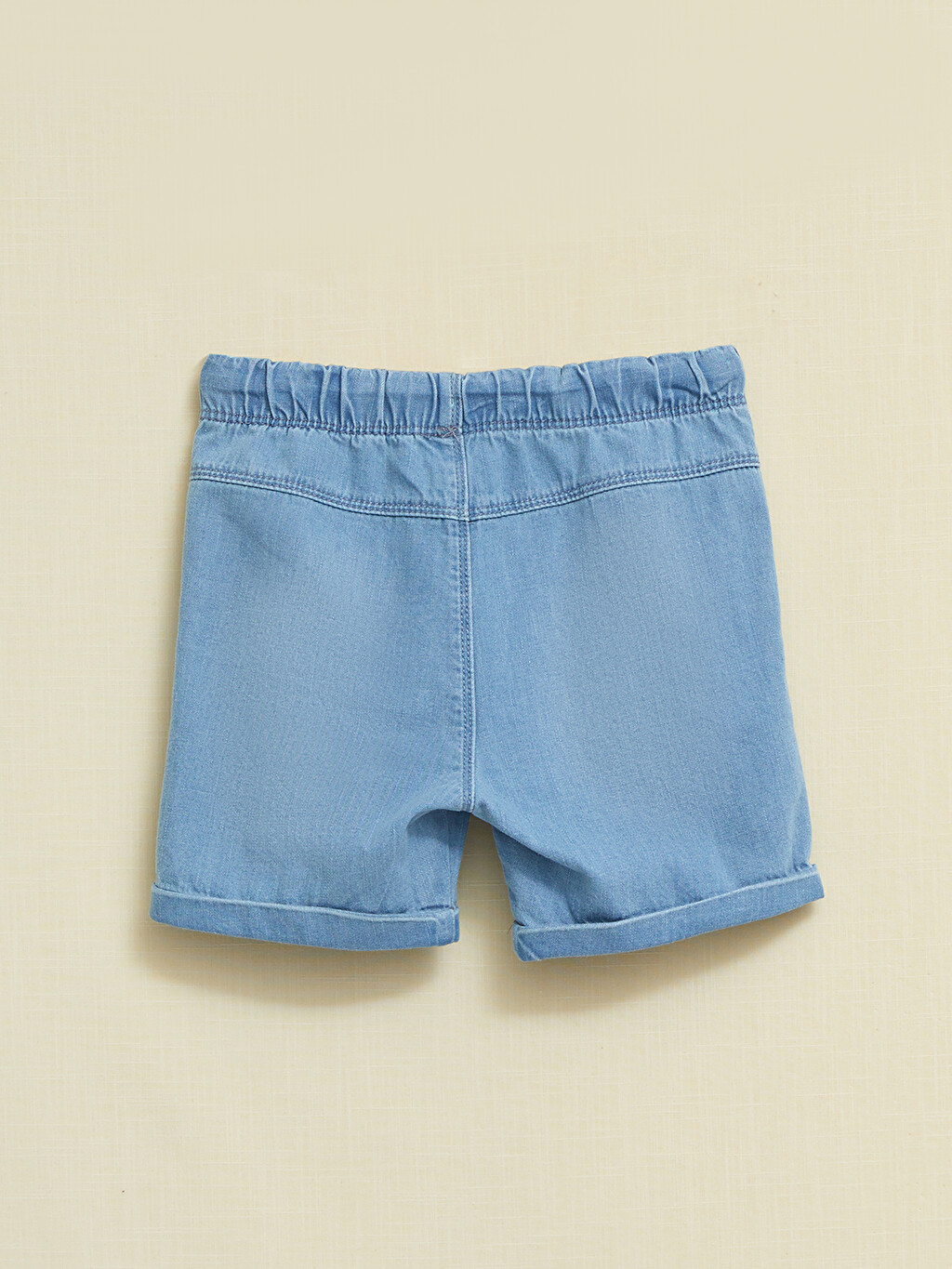 Baby Boy Jean Shorts With Elastic Waist 