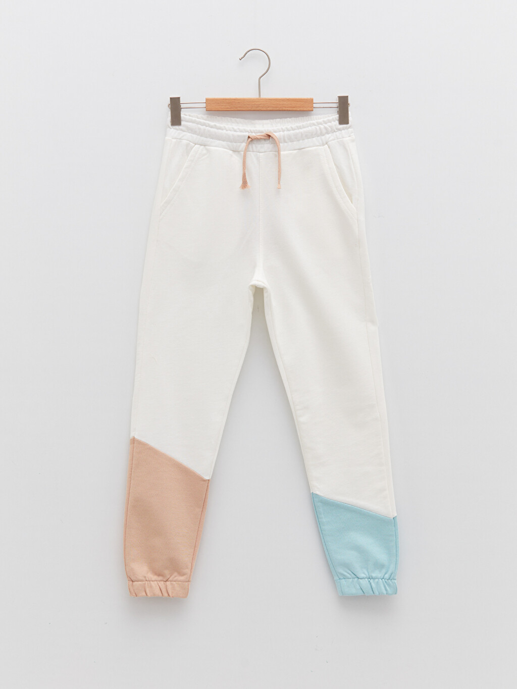 Elastic Waist Color-Blocked Boy Jogger 
