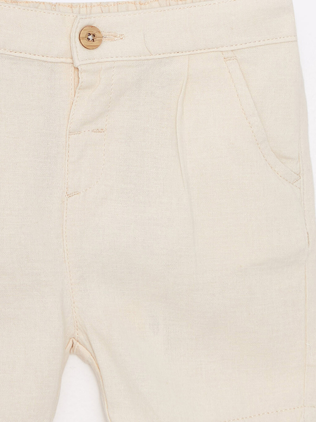 Basic Elastic Waistband Baby Boy Shorts 