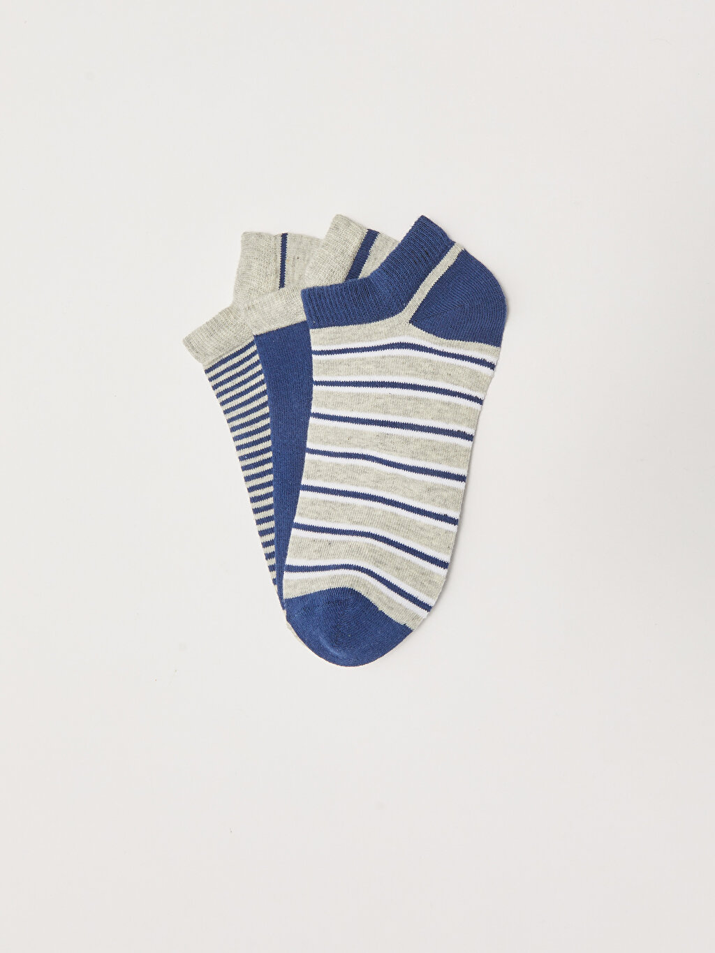 Striped Boy's Booties Socks 3 Pieces -S2GK48Z4-K00 - S2GK48Z4-K00 - LC  Waikiki