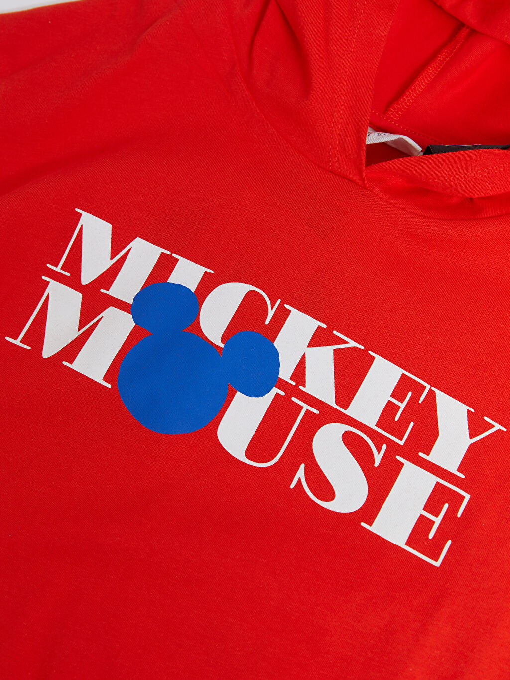 Hooded Mickey Mouse Printed Long Sleeve Girl's TShirt S2HJ18Z4R22