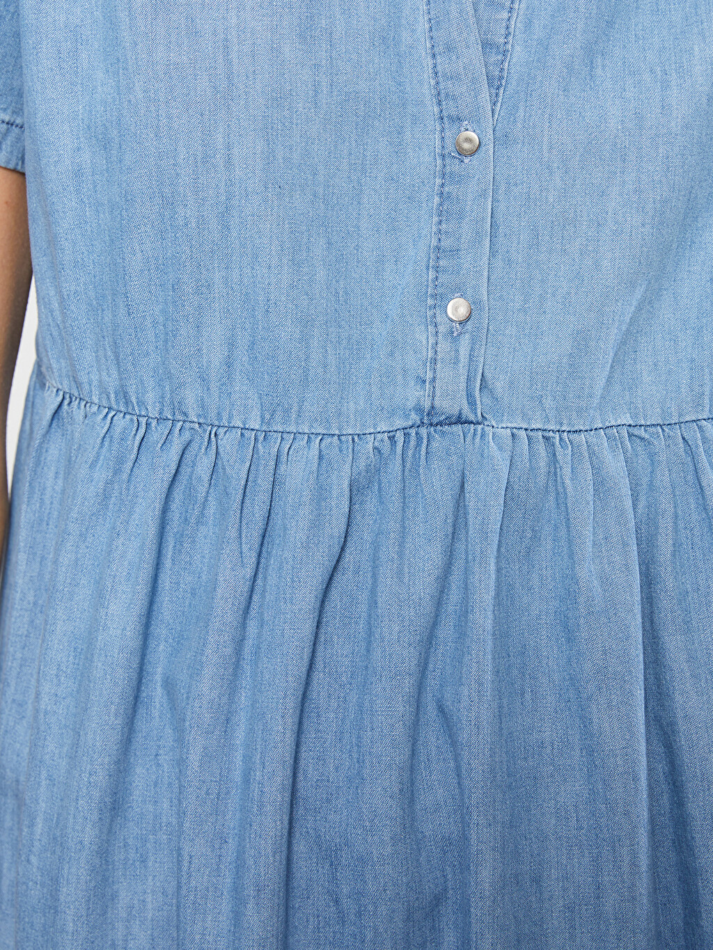 Shirt Collar Straight Short Sleeve 
