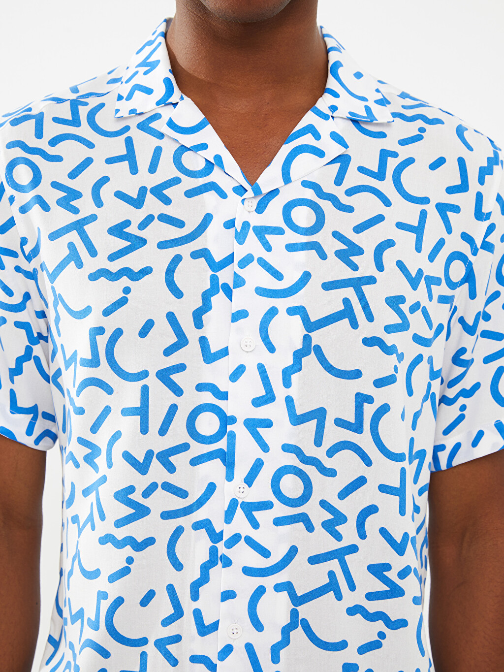 Slim Fit Resort Collar Short Sleeve 