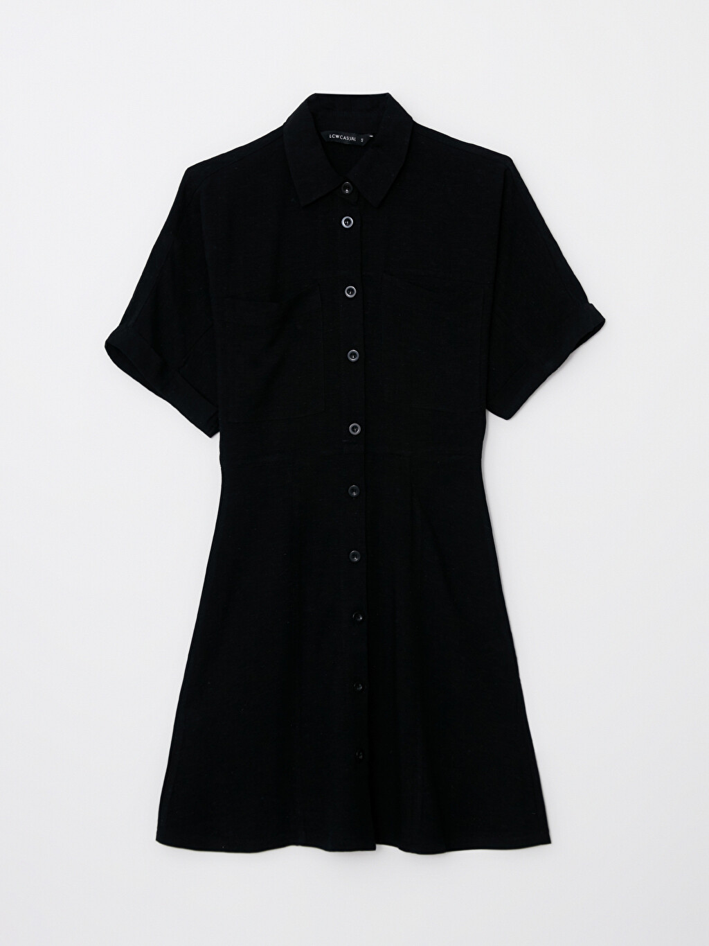 LCW CASUAL Shirt Collar Straight Short 