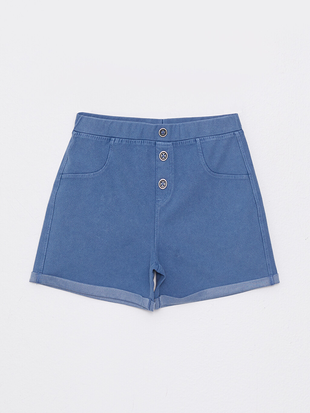 Basic Girl Shorts With Waist Elastic 