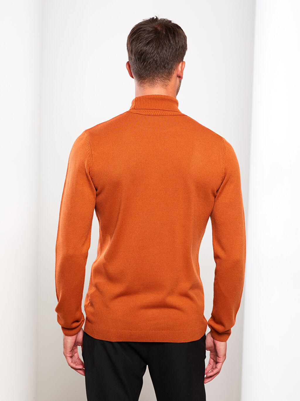 Turtleneck Long Sleeve Men's Tricot Sweater W20162Z8H6L W20162Z8