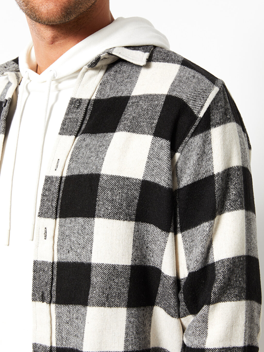 Regular Fit Long Sleeve Plaid Men's Lumberjack Shirt -W25472Z8-LKX -  W25472Z8-LKX - LC Waikiki