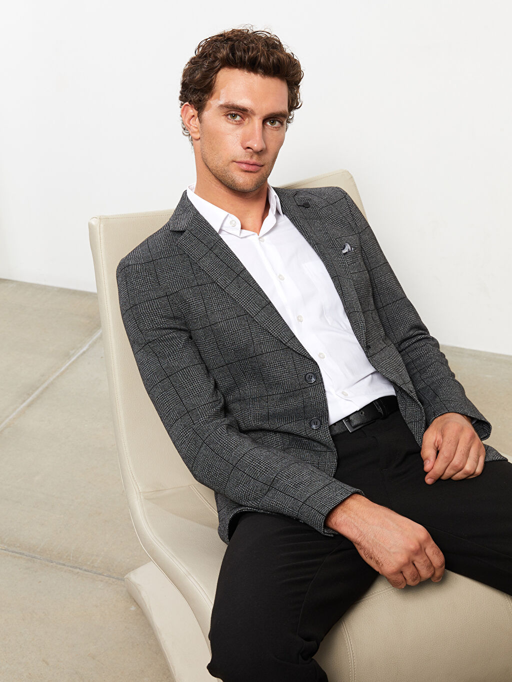 Slim Fit Men's Blazer Jacket W27986Z8CVL W27986Z8CVL LC Waikiki