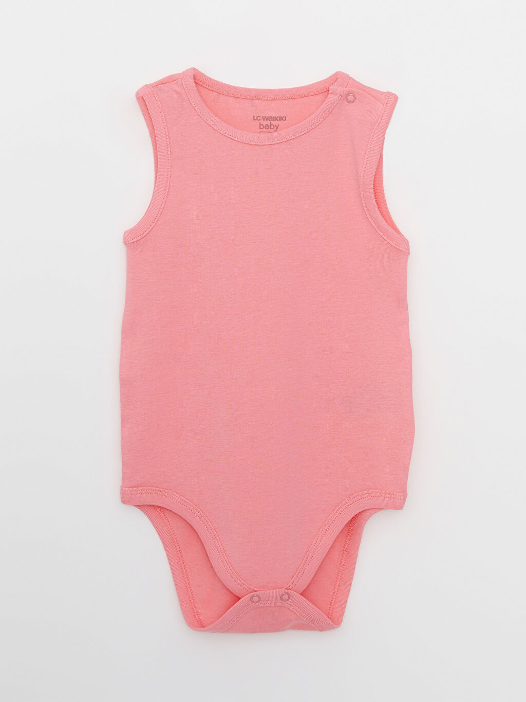 Crew Neck Basic Cotton Baby Girl Body with Snap Crotch W2AE36Z1QY6