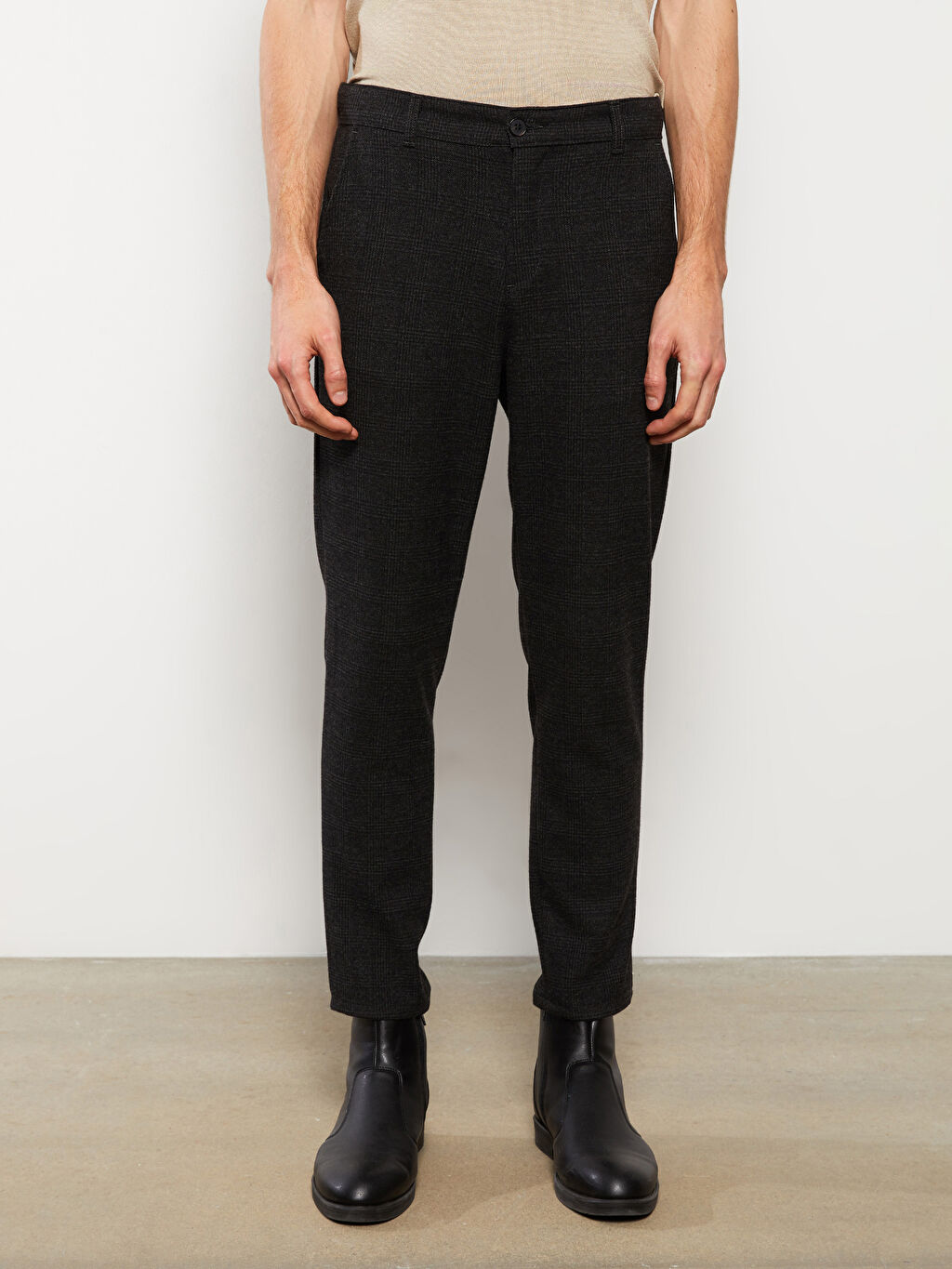 Slim Fit Plaid Men's Chino Pants W2BG61Z8LKN W2BG61Z8LKN LC Waikiki